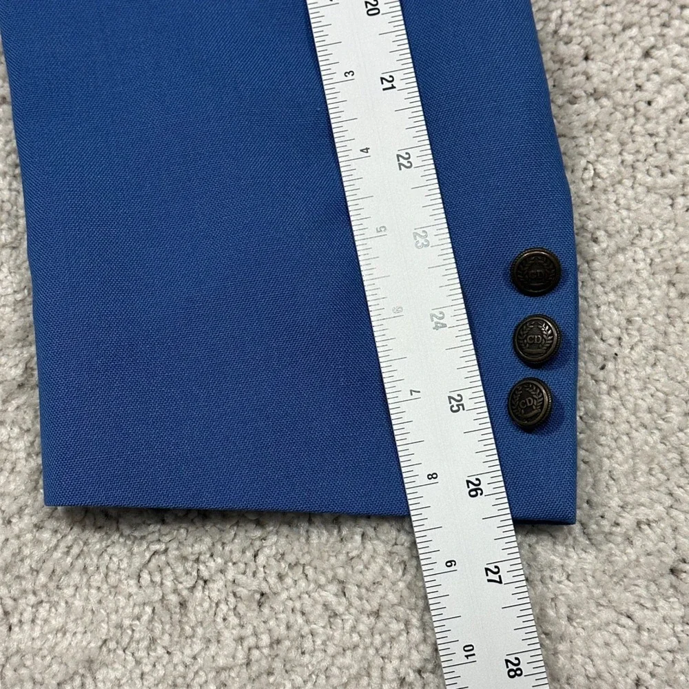 VTG Christian‎ Dior Le Connaisseur Blue Blazer 46L Made in USA Business